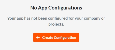 Create configuration prompt