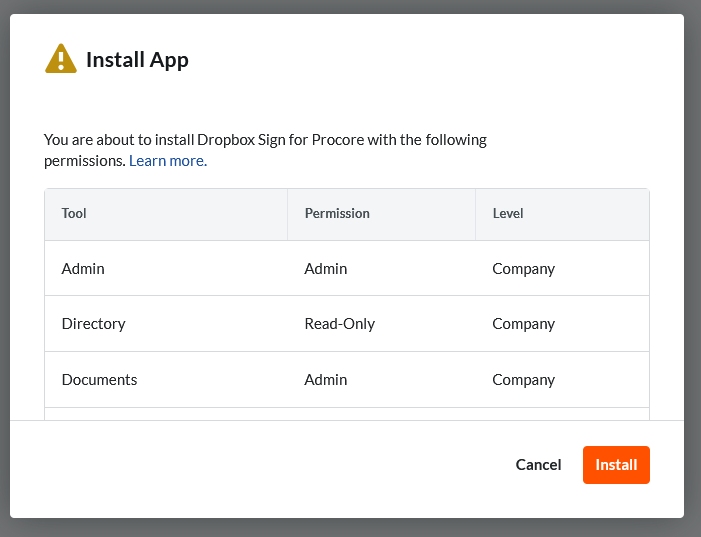 Install app