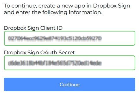 Enter API Key or OAuth Secret